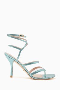Julina 95 Metallic Leather Sandals