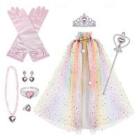 Cinderella Princess Elsa Princess Cosplay Jewelry Accessories Girls' Movie Cosplay Cosplay Halloween Blue 1 Yellow Pink Gloves Crown Cloak Children's Day Masquerade Organza Lightinthebox Cinderella Princess Elsa Princess Cosplay Jewelry Accessories Girls' Movie Cosplay Cosplay Halloween Blue 1 Yellow Pink Gloves Crown Cloak Children's Day Masquerade Organza Lightinthebox