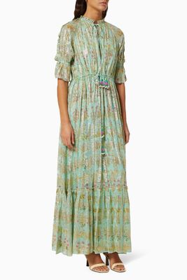 Miyu Short Dress in Viscose Georgette Miyu Short Dress in Viscose Georgette