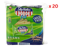 M.Y.San Fit Oat Fiber Crackers Pack Of 10 - 25 Gm Pack Of 20 (UAE Delivery Only)