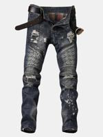 Holes Hip-hop Slim Fit Jeans