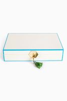 White Lacquer Jewellery Box - thumbnail