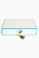 White Lacquer Jewellery Box - thumbnail