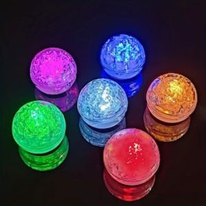 Shining Ice Ball Light For Children's Bathing And Water Play Glowing Ice Cubes For Bars KTVs Weddings Parties And Celebrations LED Colorful Flashing Ice Cube Lamp Toys miniinthebox
