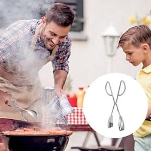 Stainless Steel Food Tongs Non-Stick Serving Tong Anti Heat Barbecue Bread Clip Pastry Salad Desserts Tong Kitchen Tools Buffet Tongs alad Tongs Cake Tongs Bread Tongs miniinthebox