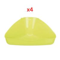 Trixie Corner Toilet For Guinea Pigs & Small Rabbit - Green 21X36X30cm (Pack Of 4)