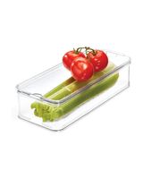 Interdesign Crisp Produce Bin Clear 39.93 x 16.05 x 9.55 cm