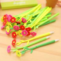 0.38mm Cute Flower Soft Silicone Gel Pen - thumbnail