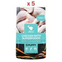 Billy & Margot Chicken with Superfoods Wet Puppy Food 150g Pouch Pack Of 5