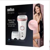 Braun Silk Epil Wet & Dry Epilator With 4 Extras Including Shaver Head - SES 9720