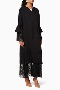 Embellished Crepe Abaya