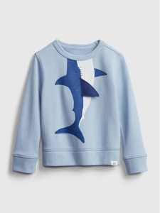 Toddler 3D Shark Graphic Crewneck Sweatshirt