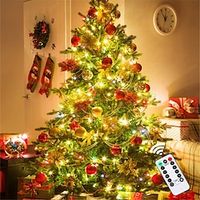 LED String Light Christmas Fairy Light Battery Remote Garland Copper Wire LED Lamp for Wedding Party Christmas Tree Decoration 5M 10M 20M Lightinthebox - thumbnail