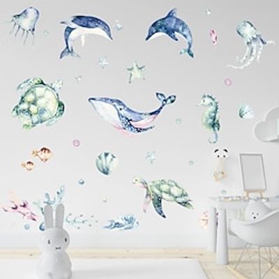 2pcs Cartoon Sea Animals Children's Room Wall Stickers Self-Adhesive Living Room Decoration Wall Stickers. Lightinthebox 2pcs Cartoon Sea Animals Children's Room Wall Stickers Self-Adhesive Living Room Decoration Wall Stickers. Lightinthebox