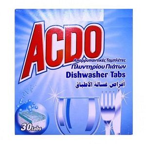 ACDO Dishwasher Tabs 30 Tabs (5010287490093)
