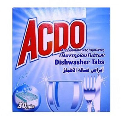 ACDO Dishwasher Tabs 30 Tabs (5010287490093)