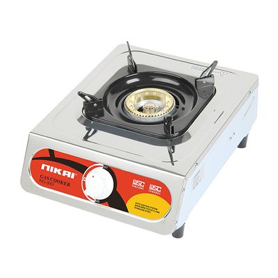 Nikai Single Burner Gas Cooker NG843 White