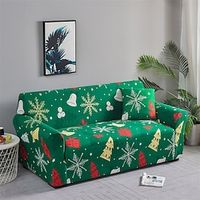 Christmas Couch Covers Sectional Sofa Cover For Dogs Pet, Slipcovers For Love Seat, L Shaped,3 Seater, U Shaped, Arm Chair Washable Couch Protector Soft Durable miniinthebox - thumbnail