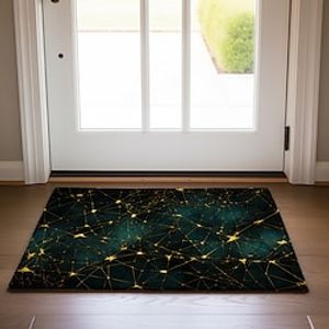 Gold Line Geometric Doormat Non-Slip Oil Proof Rug Indoor Outdoor Mat Bedroom Decor Bathroom Mat Entrance Rug Door Mat Lightinthebox
