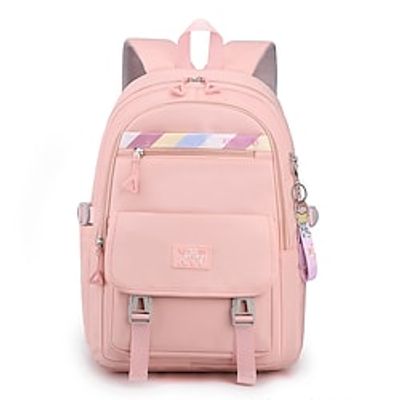Cartoon Animal School Backpack Bookbag for Student Classic Large Capacity With Water Bottle Pocket Polyester School Bag Satchel Lightinthebox