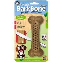 Petmate Pet Qwerks Barkbone Wood Flavorit Mint Flavor  For Dog