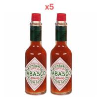 Tabasco Red Pepper Sauce Offer Pack (2x2oz) Pack of 5 Tabasco Red Pepper Sauce Offer Pack (2x2oz) Pack of 5