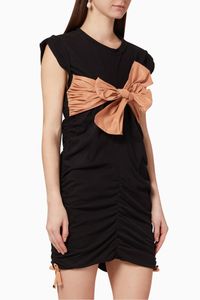Maxi Bow Cotton Dress
