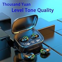 TWS Bluetooth Headphone MD06 Wireless 5.0 Mini Charged Digital Display Large Capacity Charging Bin True Wireless Headphones TWS Earbuds In Ear Bluetooth 5.2 Sports Auto Pairing LED Power Display for miniinthebox - thumbnail