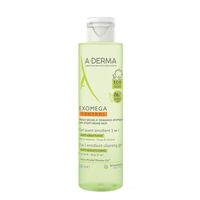 A-Derma Exomega Emollient Cleansing Gel Hair and Body 200ml