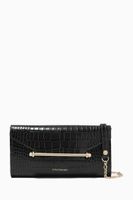 Multress Chain Wallet in Croc-embossed Leather - thumbnail