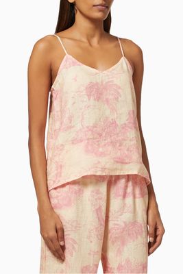 Lowland Forest Cami Top in Linen Lowland Forest Cami Top in Linen