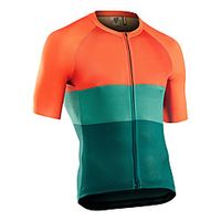 21Grams Men's Short Sleeve Cycling Jersey Summer Spandex Polyester Purple Orange GrayWhite Patchwork Bike Jersey Top Mountain Bike MTB Road Bike Cycling Quick Dry Moisture Wicking Breathable Sports Lightinthebox - thumbnail
