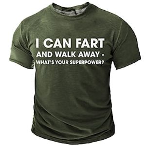 Letter Graphic Daily Designer Retro Vintage Men's 3D Print T shirt Tee Sports Outdoor Holiday Going out T shirt Navy Blue Army Green Dark Blue Short Sleeve Crew Neck Shirt Spring  Summer Clothing Lightinthebox