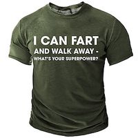 Letter Graphic Daily Designer Retro Vintage Men's 3D Print T shirt Tee Sports Outdoor Holiday Going out T shirt Navy Blue Army Green Dark Blue Short Sleeve Crew Neck Shirt Spring  Summer Clothing Lightinthebox - thumbnail