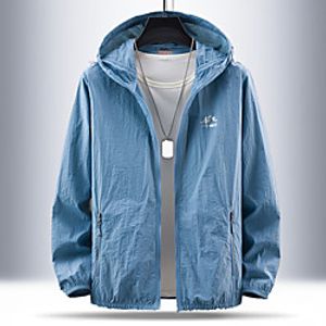 Women's Windbreaker Hoodie Jacket Hiking Skin Jacket Summer Outdoor UV Sun Protection Windproof Quick Dry Lightweight Outerwear Coat Top Hunting Fishing Climbing [Female models] white [Female models Lightinthebox