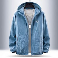 Women's Windbreaker Hoodie Jacket Hiking Skin Jacket Summer Outdoor UV Sun Protection Windproof Quick Dry Lightweight Outerwear Coat Top Hunting Fishing Climbing [Female models] white [Female models Lightinthebox - thumbnail