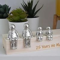 Family Sculpture Figurines 25th Anniversary Sculpture Ornament Sculpture Figurines, Bedroom Accessories Room Decoration Household Items miniinthebox - thumbnail