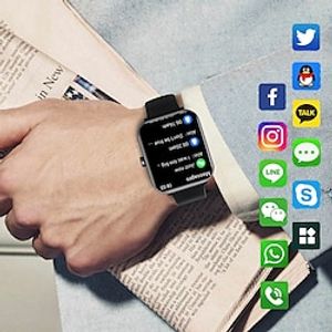 696 F57PRO Smart Watch 1.91 inch Smartwatch Fitness Running Watch Bluetooth Pedometer Call Reminder Sleep Tracker Compatible with Android iOS Women Men Hands-Free Calls Message Reminder IP 67 35mm Lightinthebox