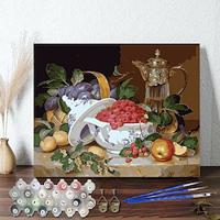 1pc Easy DIY Painting Fruit Oil Painting Kit 40 50 cm Frameless with Numeric Acrylic Watercolor and Oil Paints Relaxing and Fun Hobby for Beginners Decorative Wall Art Lightinthebox