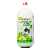 Hysen Pet Clean Cat Litter Deodorant Beads Apple 450G (Pack of 4)