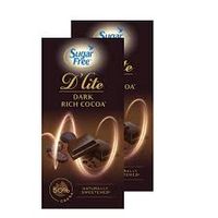 Sugar Free D'lite Dark Chocolate Cocoa Rich 80 G