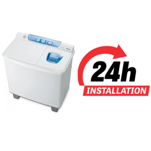 Hitachi 11kg Semi Automatic Washing Machine, PS1100KJ3CGXWH, White