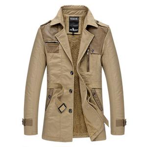 Winter Warm Business Casual Patchwork Trench Coat