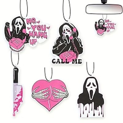 Cute Car Air Fresheners,Pink Ghost Face Hanging Air Freshener For Car Scent Decor,Halloween Scream Car Interior Accessories,Automotive Car Halloween Decorations Lightinthebox Cute Car Air Fresheners,Pink Ghost Face Hanging Air Freshener For Car Scent Decor,Halloween Scream Car Interior Accessories,Automotive Car Halloween Decorations Lightinthebox