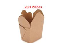 Hotpack 8 Oz Kraft Square Box 280 Pieces - KSB8