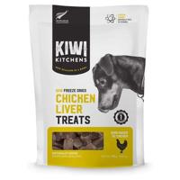 Kiwi Kitchens Raw Freeze Dried Chicken Liver Dog Treats 110G