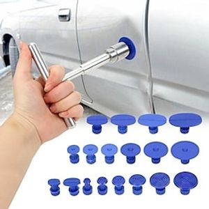T-bar Puller Car Dent Repair Tool Kit Automotive Body Sheet Metal Paintless Suction Cup Mechanical Workshop Tools Set For Car miniinthebox
