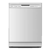 Midea Freestanding Dishwasher 12 Place Settings, Silver