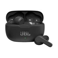 JBL Wave200 True Wireless Earbud Headphones, Deep Powerful Bass, 20H Battery, Dual Connect, Hand-Free Call, Voice Assistant - Black