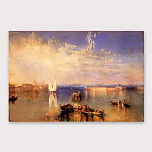 Oil Painting Hand Painted Horizontal Abstract Modern Stretched Canvas miniinthebox
